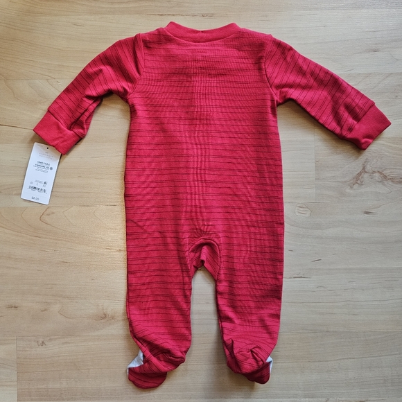 NWT just one you by Carter's One Piece Footed Long Sleeve "Loved" - Picture 2 of 5